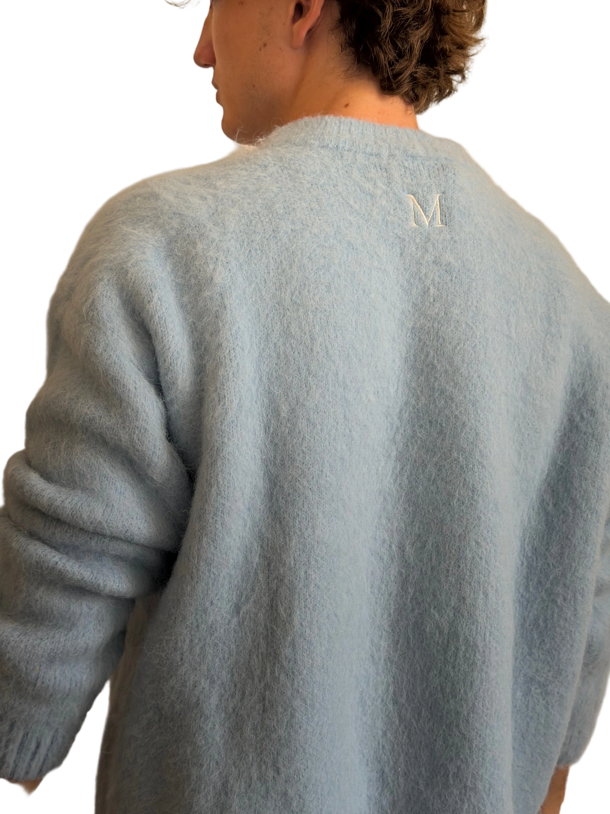 The Sky Sweater – pastel blue MISIR sweater, view 4 of 4