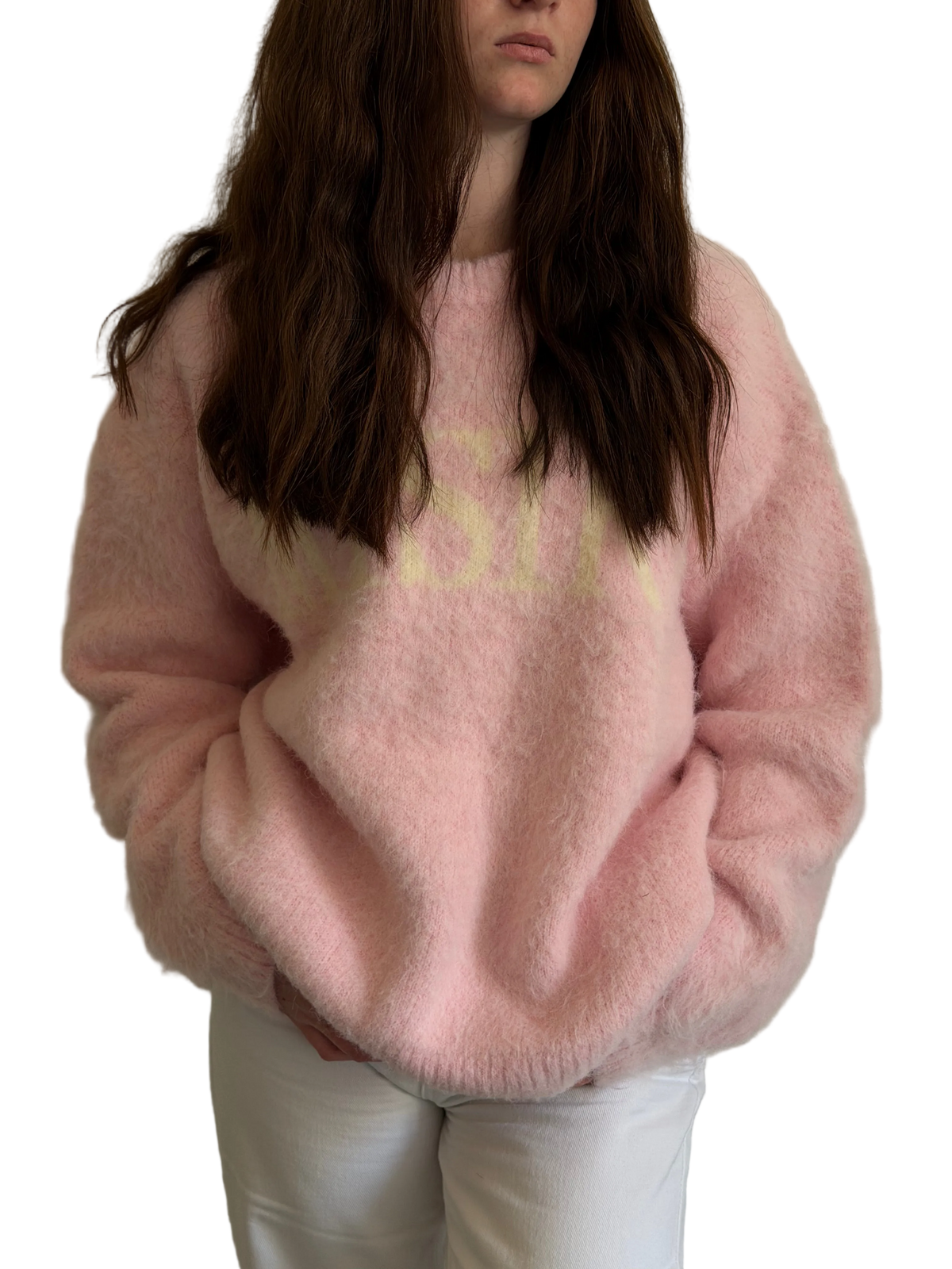 Le pull Rose – pull rose pastel MISIR, vue 2 sur 6